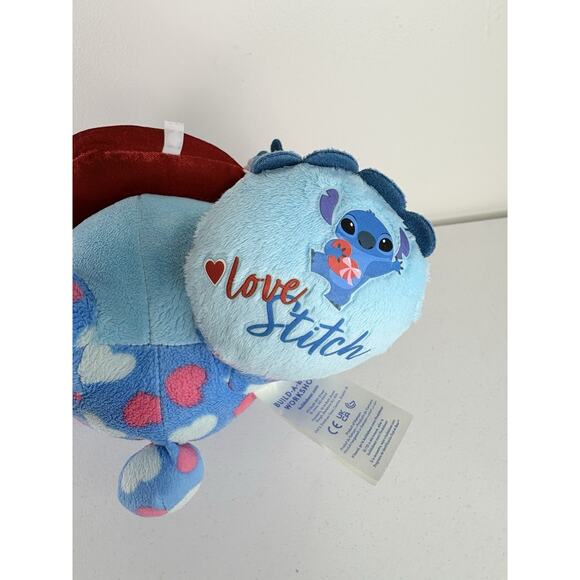 Build A Bear Stitch Disney Plush Heart VALENTINES Lilo And Stitch BAB No Sound - Picture 5 of 11